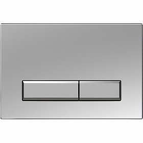 Кнопка смыва (клавиша) для инсталляции Aquatek Slim прямоугольная хром глянец KDI-0000023